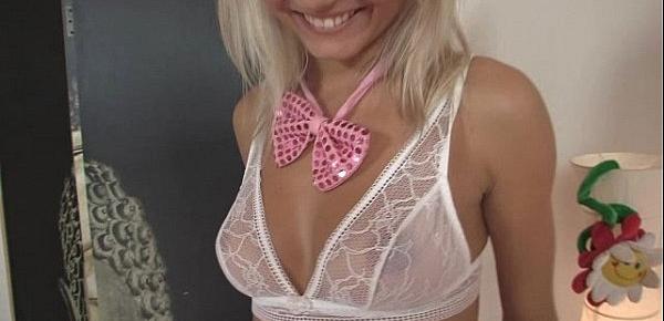  Pinky June dressed as a Playboy bunny shows it all